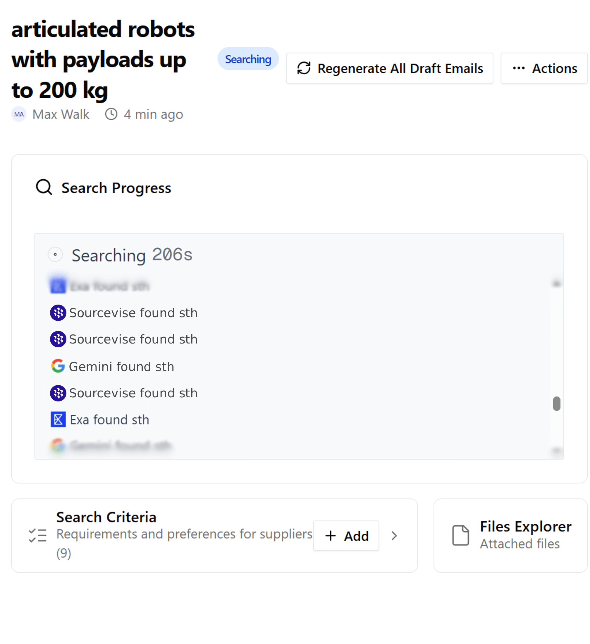 Sourcevise Supplier Search Engine